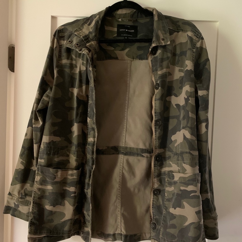 Lucky Brand Camouflage Jacket